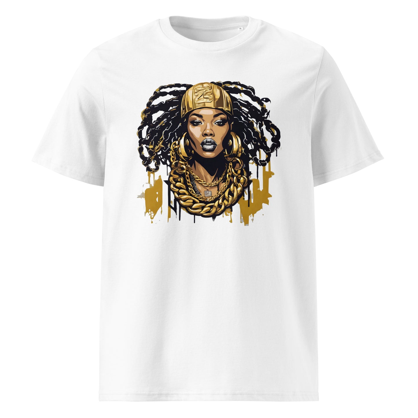 Camiseta Grafhic Tee con Imagen Dorada - Moda Streetwear